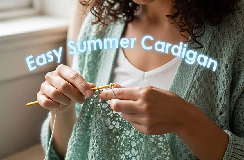 Easy Summer Cardigan Crochet Pattern